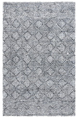 Safavieh Ebony 4'-0" x 6'-0" Rug in Silver / Black