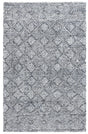 Safavieh Ebony 4'-0" x 6'-0" Rug in Silver / Black