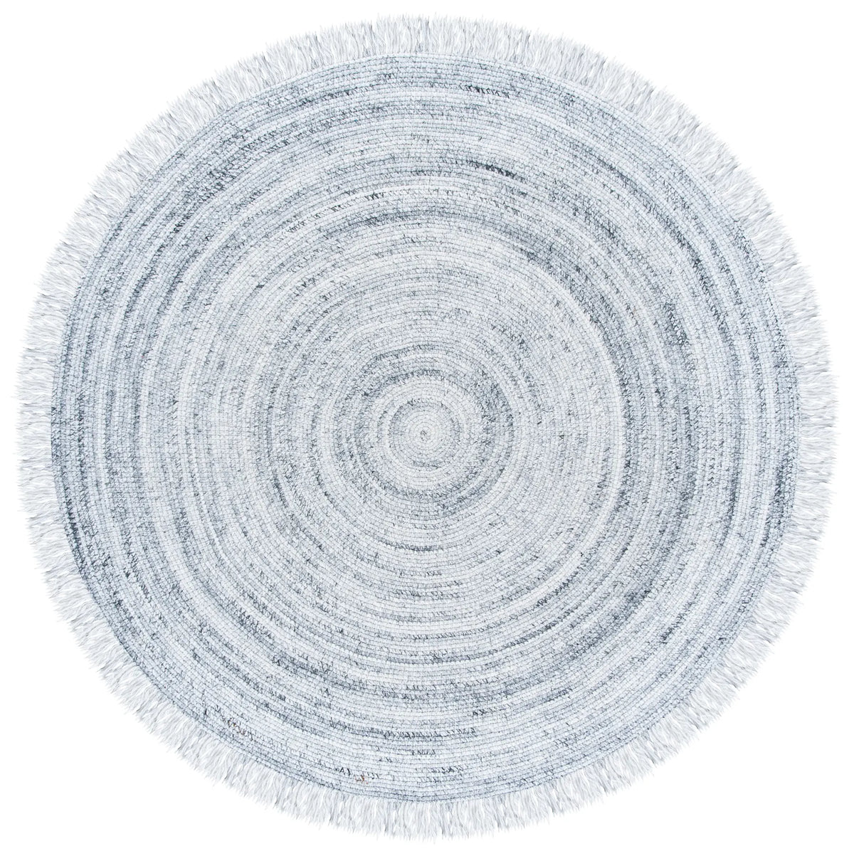 Safavieh Braided 5'-0" x 5'-0" Rug in Light Grey