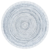 Safavieh Braided 5'-0" x 5'-0" Rug in Light Grey