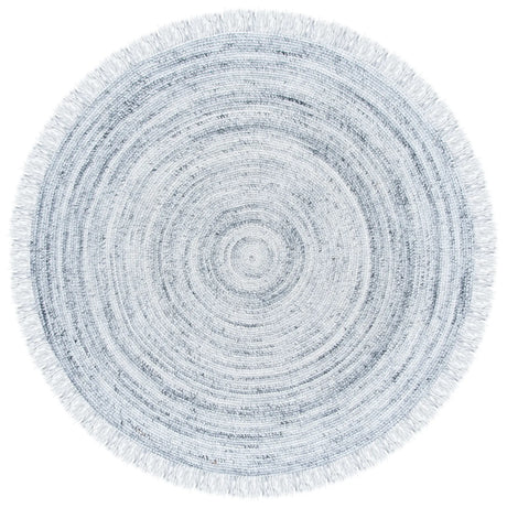 Safavieh Braided 5'-0" x 5'-0" Rug in Light Grey