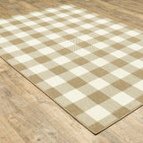 Oriental Weavers Sphinx Marina 2598I Tan / Ivory Rugs - angle detail