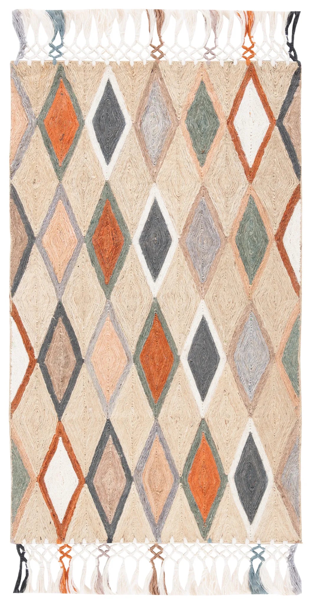 Safavieh Sahara 3'-0" x 5'-0" Rug in Beige / Rust