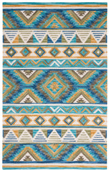 Safavieh Aspen 4'-0" x 6'-0" Rug in Blue / Yellow
