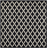 Safavieh Cambridge 6'-0" x 6'-0" Rug in Black / Ivory