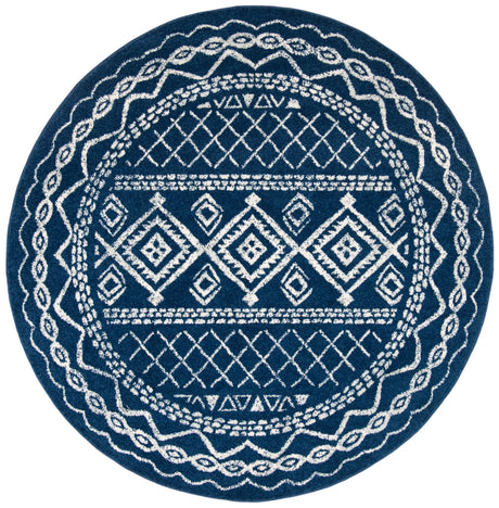 Safavieh Tulum 10'-0" x 10'-0" Rug in Navy / Ivory