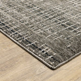 Oriental Weavers Nebulous 751D9 Charcoal/ Grey Rug - corner detail