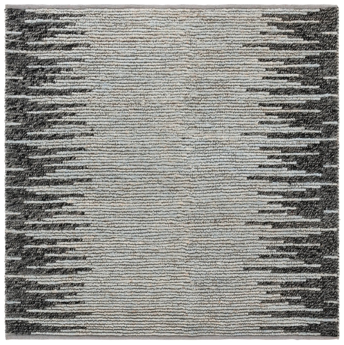Safavieh Natural Fiber 6'-0" x 6'-0" Rug in Light Blue / Black