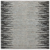Safavieh Natural Fiber 6'-0" x 6'-0" Rug in Light Blue / Black