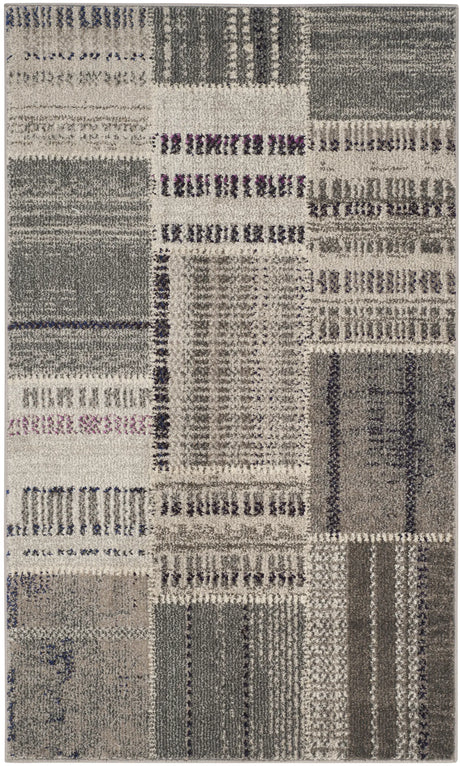 Safavieh Monaco 3'-0" x 5'-0" Rug in Grey / Multi