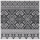 Safavieh Adirondack 6'-0" x 6'-0" Rug in Silver / Black