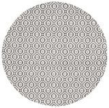 Safavieh Marbella 6'-0" x 6'-0" Rug in Black / Ivory