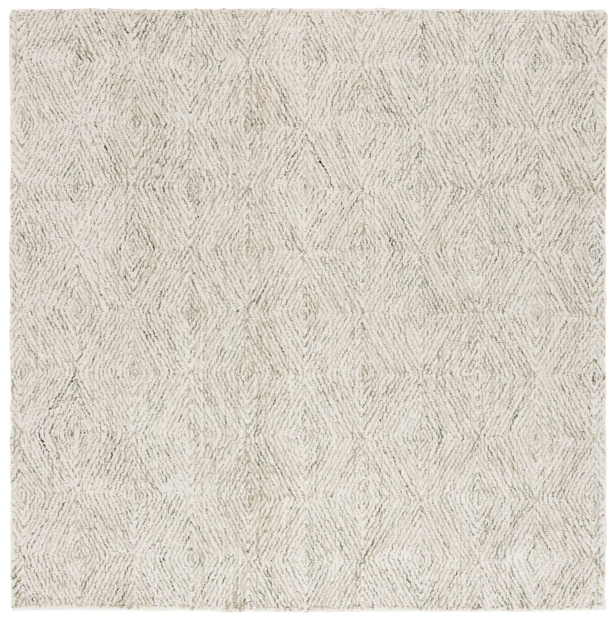 Safavieh Ebony 6'-0" x 6'-0" Rug in Light Green / Ivory