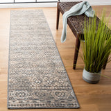 Safavieh Pyramid 2'-2" x 11'-0" Rug in Ivory / Charcoal