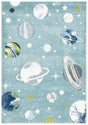 Safavieh Carousel Kids 100 4'-0" x 6'-0" Rug in Teal / Ivory