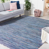Safavieh Rag Rug 10'-0" x 14'-0" Rug in Purple / Multi