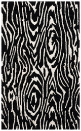 Safavieh Ebony 3'-0" x 5'-0" Rug in Black / Ivory
