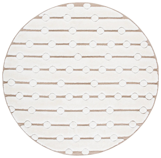 Safavieh Celebrity 800 6'-7" x 6'-7" Rug in Ivory / Beige