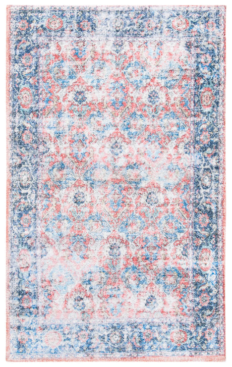 Safavieh Saffron 3'-0" x 5'-0" Rug in Rust / Blue