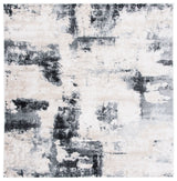 Safavieh Lagoon 6'-7" x 6'-7" Rug in Ivory / Charcoal