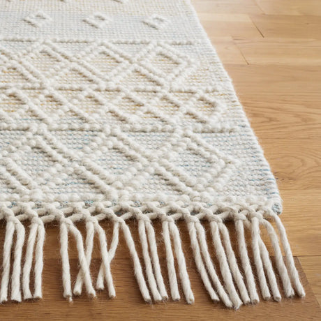 Safavieh Vermont 4'-0" x 6'-0" Rug in Light Blue / Yellow