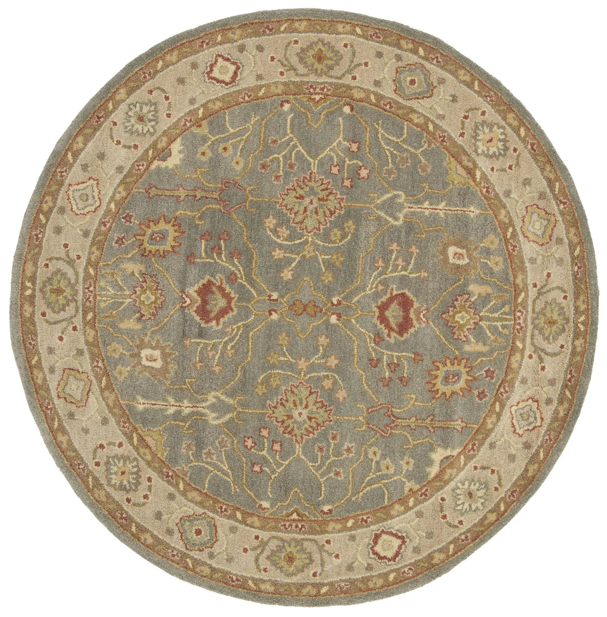 Safavieh Antiquity 6'-0" x 6'-0" Rug in Blue / Ivory