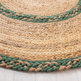 Safavieh Natural Fiber 3'-0" x 5'-0" Rug in Natural / Green