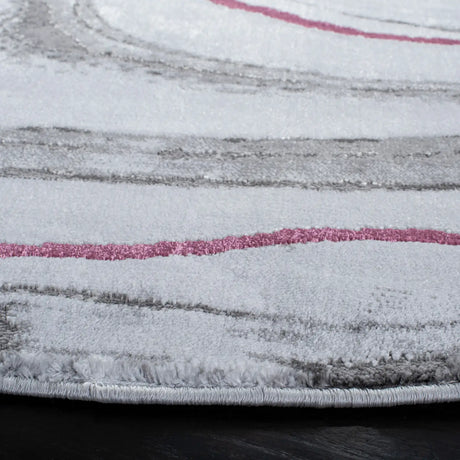 Safavieh Craft 6'-7" x 6'-7" Rug in Grey / Wine
