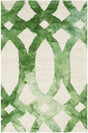 Safavieh Dip Dye 2'-0" x 3'-0" Rug in Ivory / Green