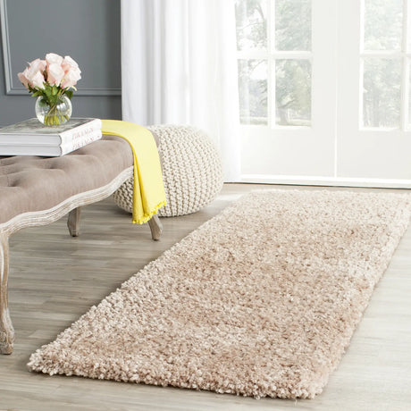 Safavieh Shag 2'-3" x 7'-0" Rug in Beige
