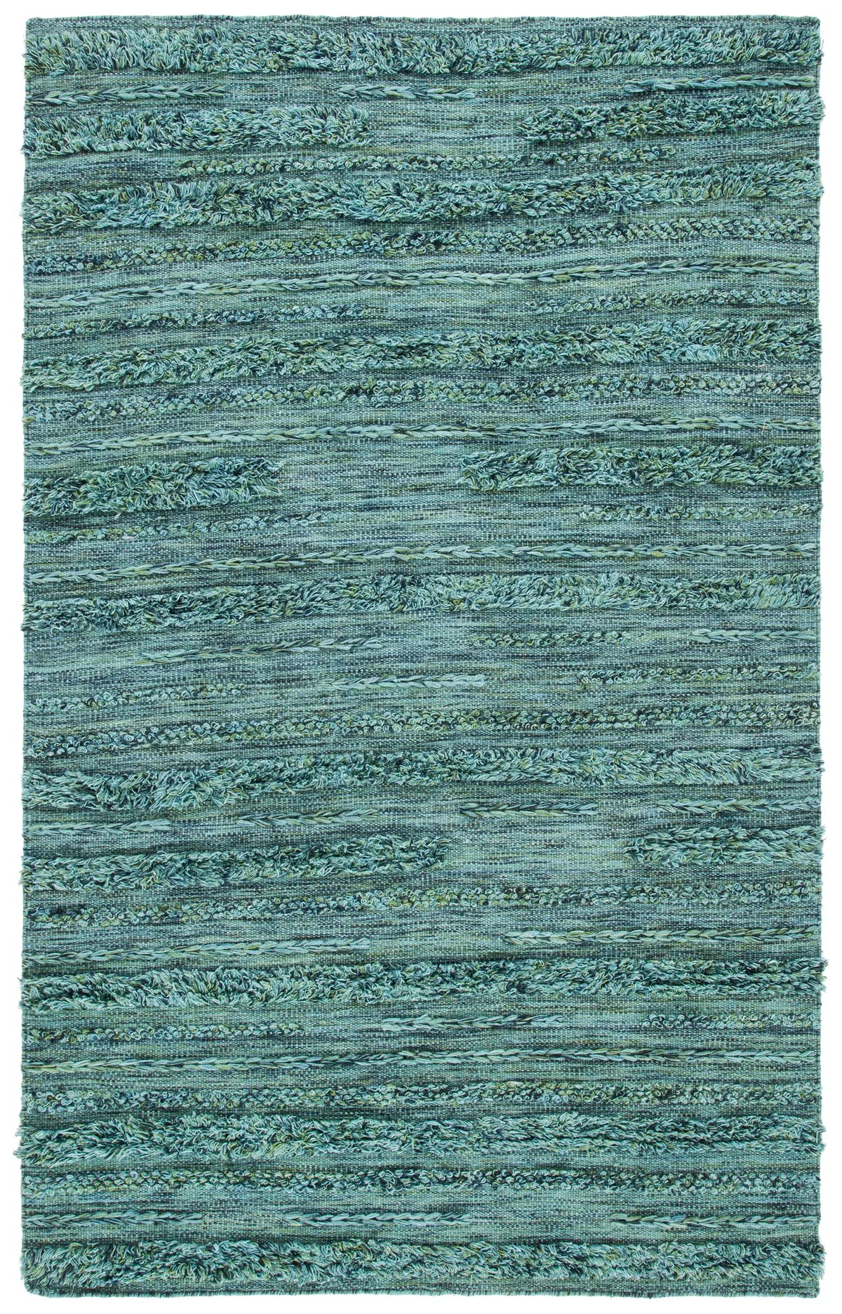 Safavieh Vermont 4'-0" x 6'-0" Rug in Dark Green / Black