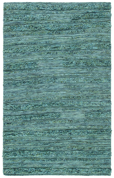 Safavieh Vermont 4'-0" x 6'-0" Rug in Dark Green / Black