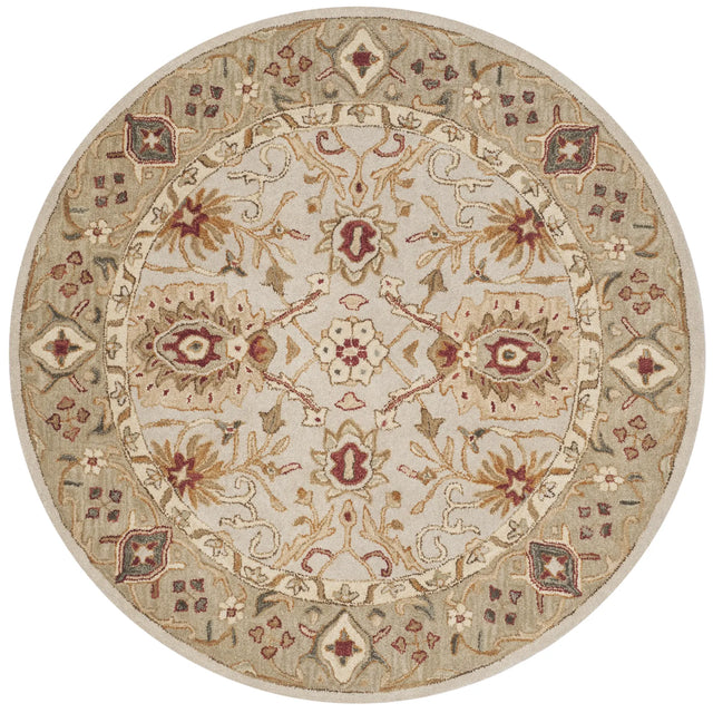 Safavieh Antiquity 6'-0" x 6'-0" Rug in Grey Beige / Sage