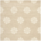 Safavieh Soho 6'-0" x 6'-0" Rug in Beige / Ivory