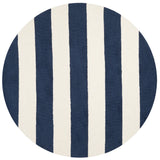 Safavieh Safavieh Kids 5'-0" x 5'-0" Rug in Navy / Ivory