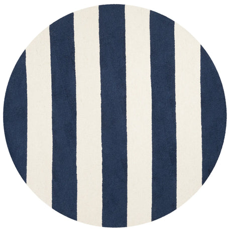 Safavieh Safavieh Kids 5'-0" x 5'-0" Rug in Navy / Ivory