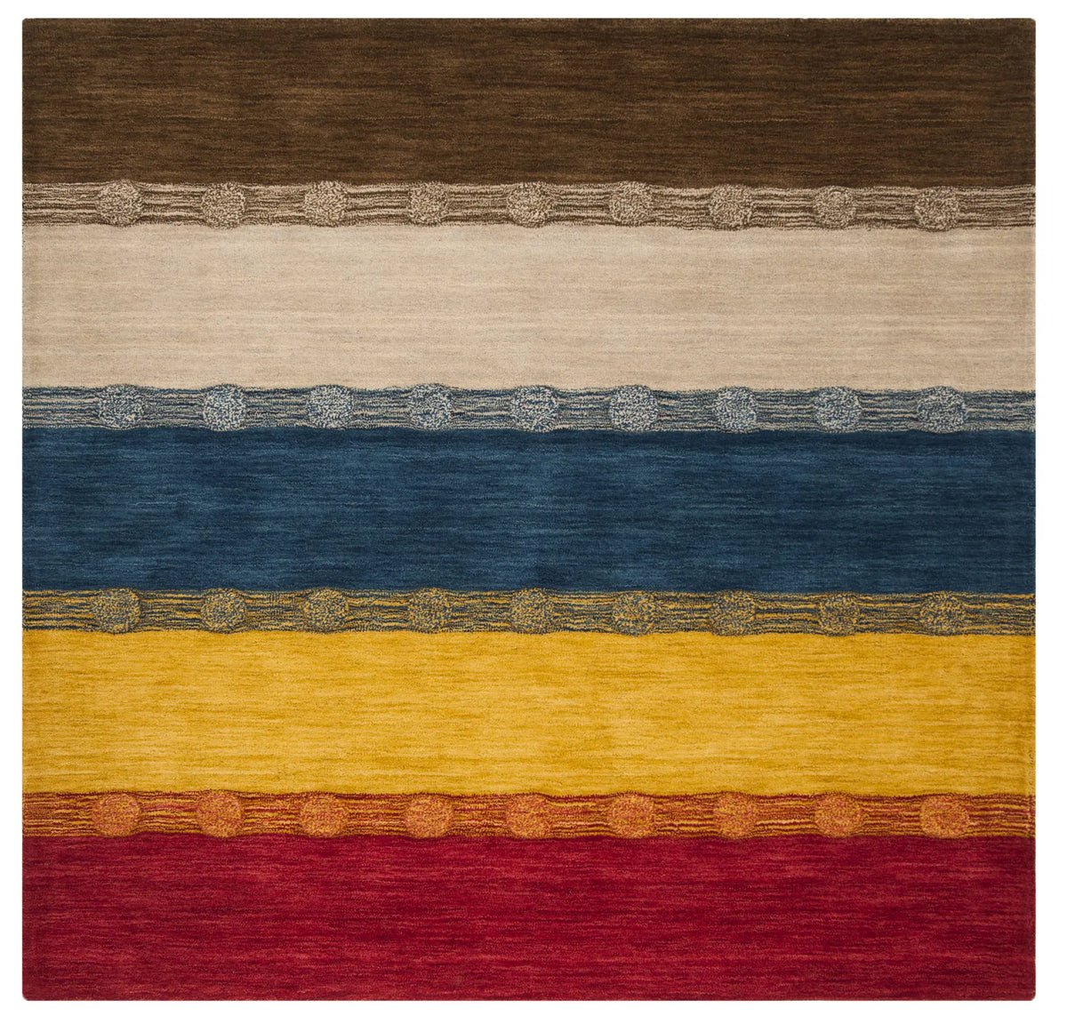 Safavieh Himalaya 6'-0" x 6'-0" Rug in Beige / Multi
