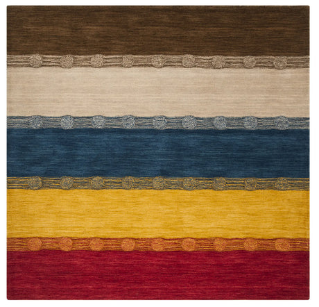 Safavieh Himalaya 6'-0" x 6'-0" Rug in Beige / Multi