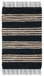 Safavieh Vintage Leather 2'-0" x 3'-0" Rug in Black / Natural