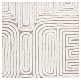 Safavieh Kilim 6'-0" x 6'-0" Rug in Beige / Ivory