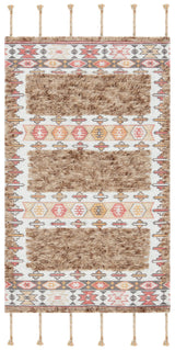 Safavieh Saffron 3'-0" x 5'-0" Rug in Taupe / Ivory