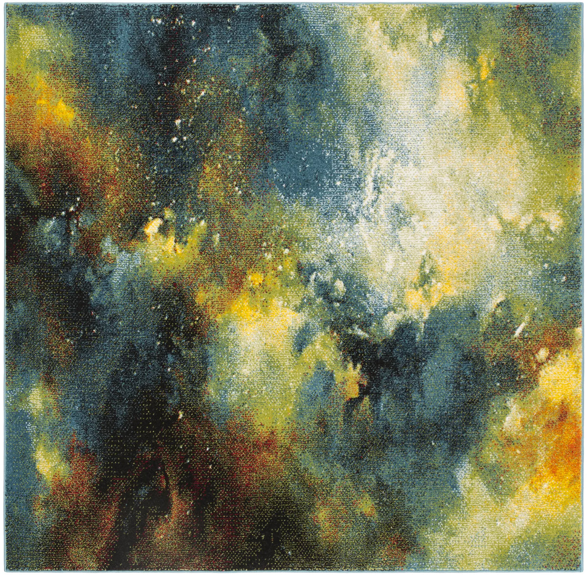 Safavieh Galaxy 5'-3" x 5'-3" Rug in Blue / Multi