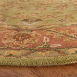 Safavieh Golden Jaipur 6'-0" x 6'-0" Rug in Green / Rust