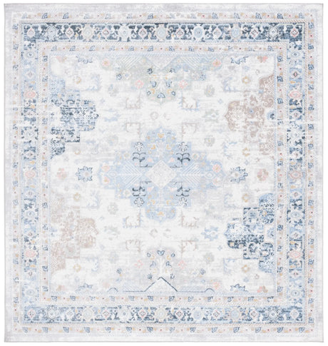Safavieh Bayside 6'-7" x 6'-7" Rug in Grey / Blue