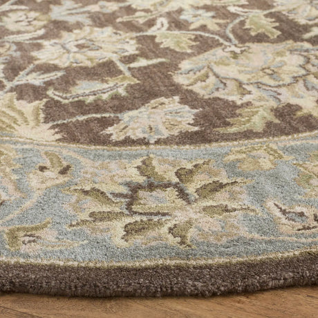Safavieh Heritage 6'-0" x 6'-0" Rug in Brown / Blue