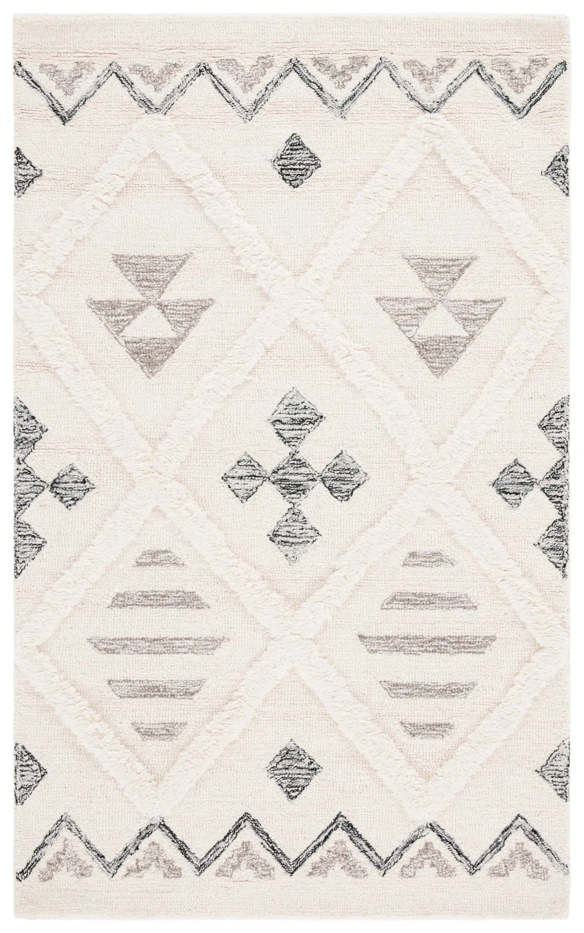 Safavieh Casablanca 3'-0" x 5'-0" Rug in Ivory / Black