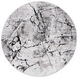 Safavieh Meadow 500 6'-7" x 6'-7" Rug in Grey / Black