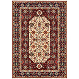 Oriental Weavers Sphinx Lilihan 1802W Red/ Ivory Rugs - main flat