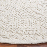 Safavieh Textural 6'-0" x 6'-0" Rug in Ivory