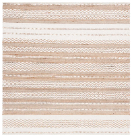 Safavieh Kilim 6'-0" x 6'-0" Rug in Natural / Ivory